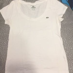 Lacoste white shirt